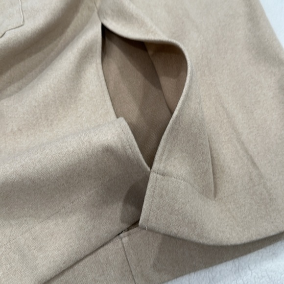 NWT Skirt Midi size L light tan light light khaki cargo packets - Picture 8 of 9